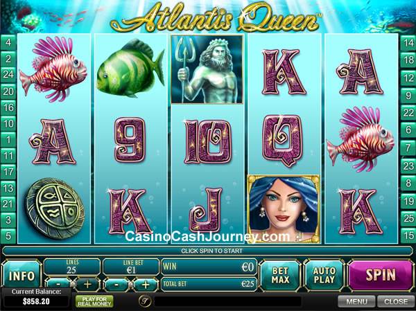 Atlantis Queen Newtown Casino Slot Machine