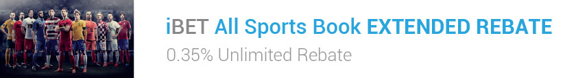 iBET Sport Books EXTENDED REBATE 0.35% Unlimited Bonus