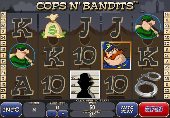 Cops n Bandits Newtown Casino Slot Game