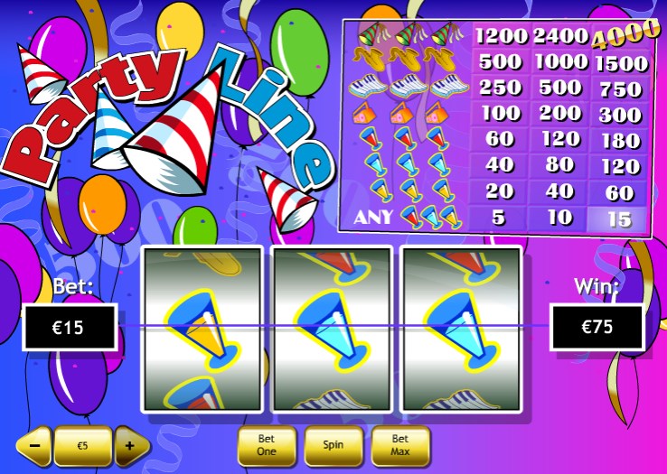 NTC33 - Have fun In Celebration Party Line Slot Game