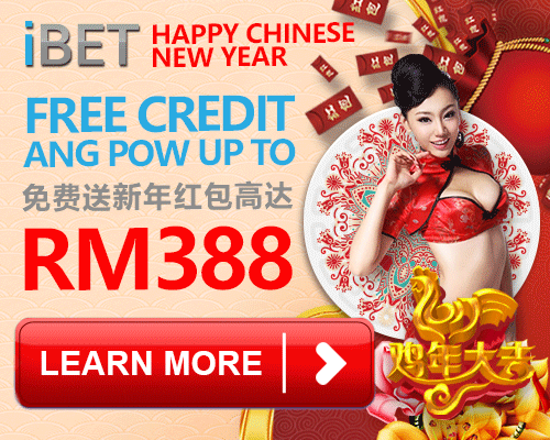 iBET Online Casino New Member Verify Mobile Get Free RM5