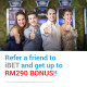 Refer a friend to iBET Online Casino get up to RM290 bonus