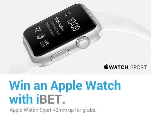 win an apple watch with ibet newtown casino promotion