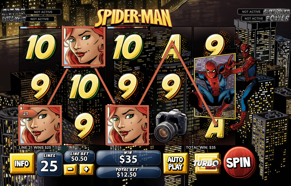 spider man 2 slot machine