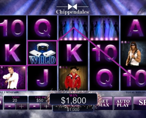 NTC33 Casino - Make Girls Crazy the Chippendales Slot Game