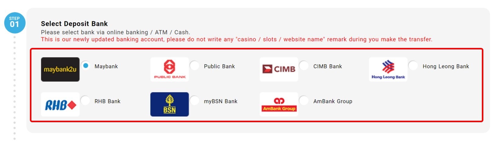 NTC33 Online Slot Dominant Minimum Deposit RM10! step1