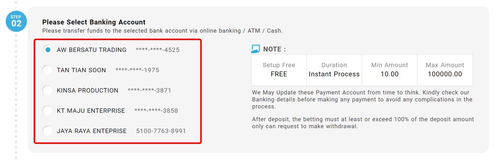 NTC33 Online Slot Dominant Minimum Deposit RM10! step2