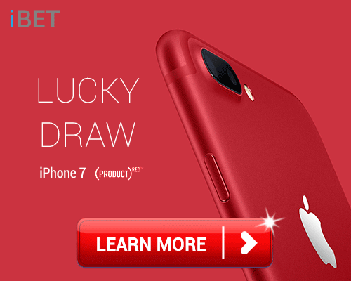NTC33 iPHONE 7 Red Lucky Draw in iBET